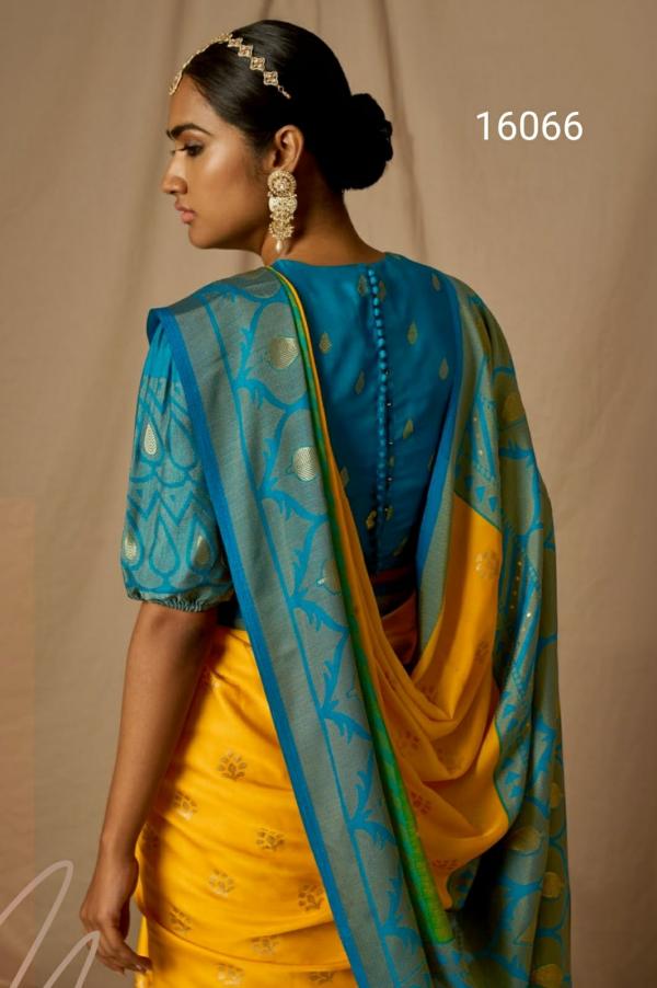 Kimora Meera Soft Silk Designer Soft Brasso Silk Saree Collection